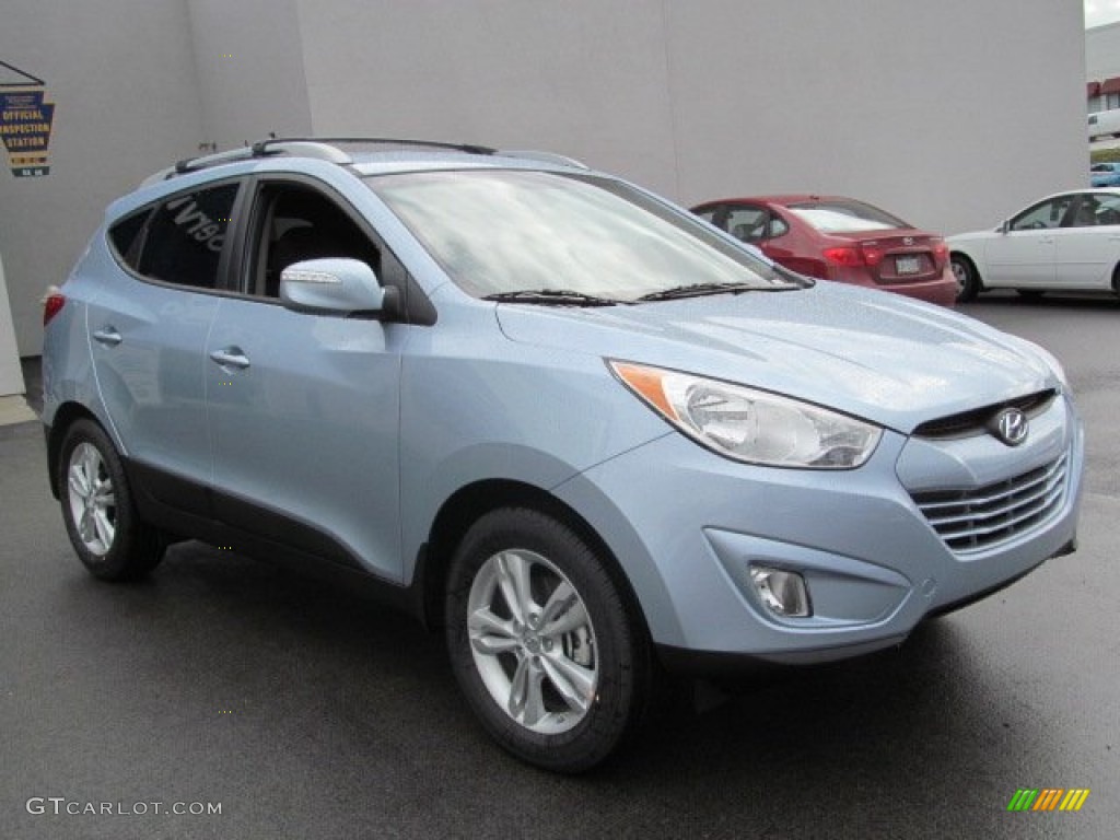 Aurora Blue 2013 Hyundai Tucson GLS AWD Exterior Photo #74899815