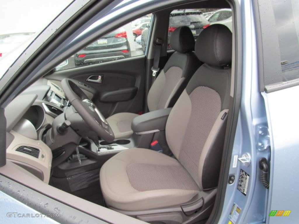 Taupe Interior 2013 Hyundai Tucson GLS AWD Photo #74899882