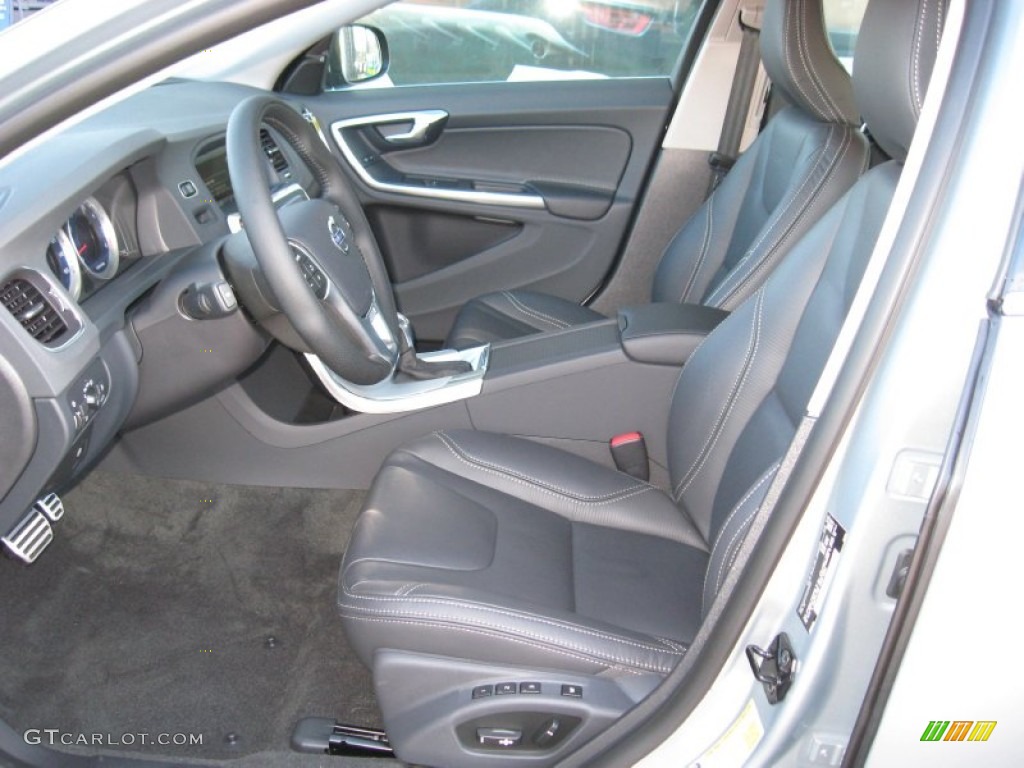 R Design Black Interior 2013 Volvo S60 R-Design AWD Photo #74900091