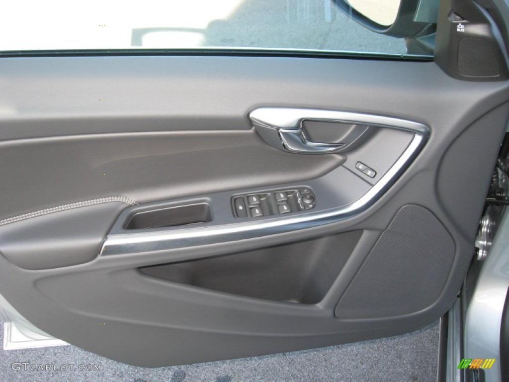 2013 Volvo S60 R-Design AWD R Design Black Door Panel Photo #74900132