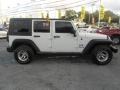 2007 Stone White Jeep Wrangler Unlimited X  photo #8