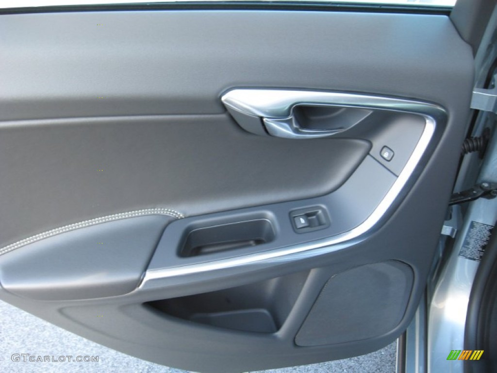 2013 Volvo S60 R-Design AWD R Design Black Door Panel Photo #74900193