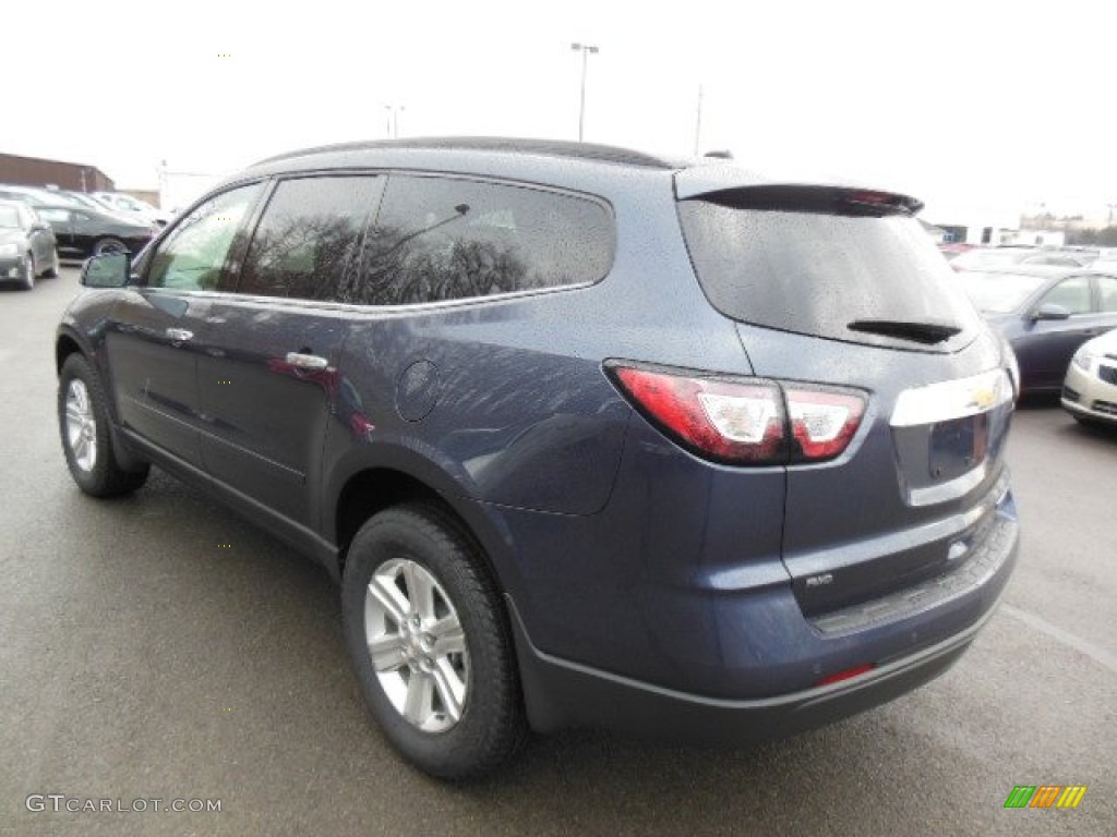 2013 Traverse LT AWD - Atlantis Blue Metallic / Ebony photo #6