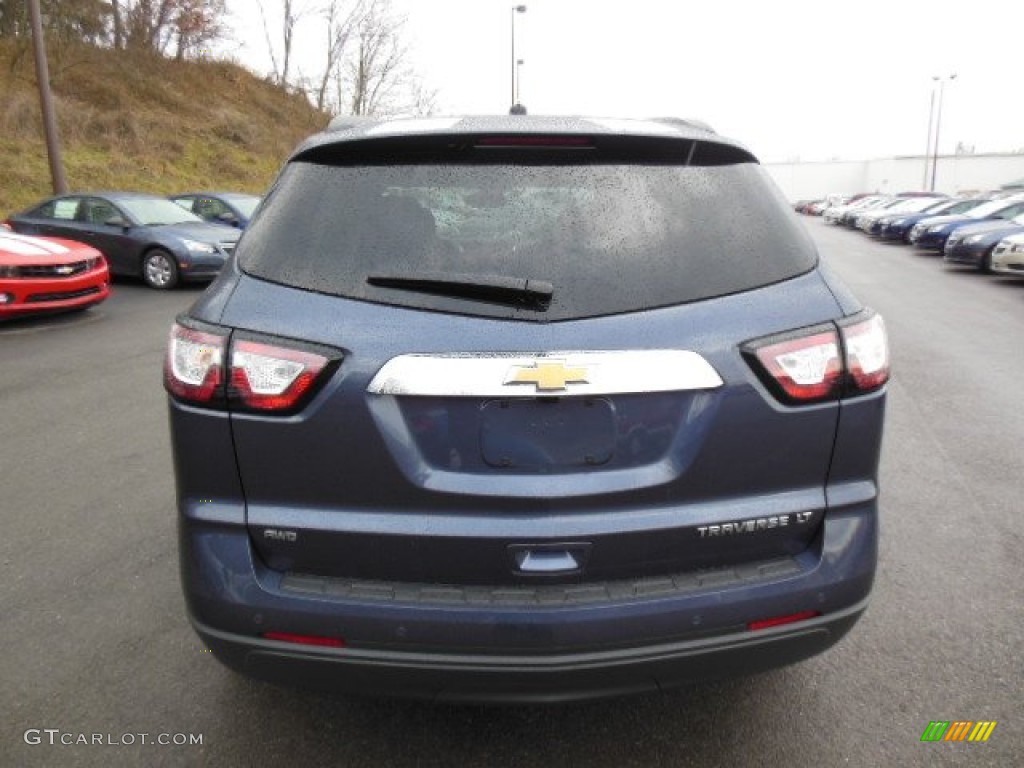 2013 Traverse LT AWD - Atlantis Blue Metallic / Ebony photo #7