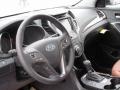 2013 Hyundai Santa Fe Saddle Interior Steering Wheel Photo