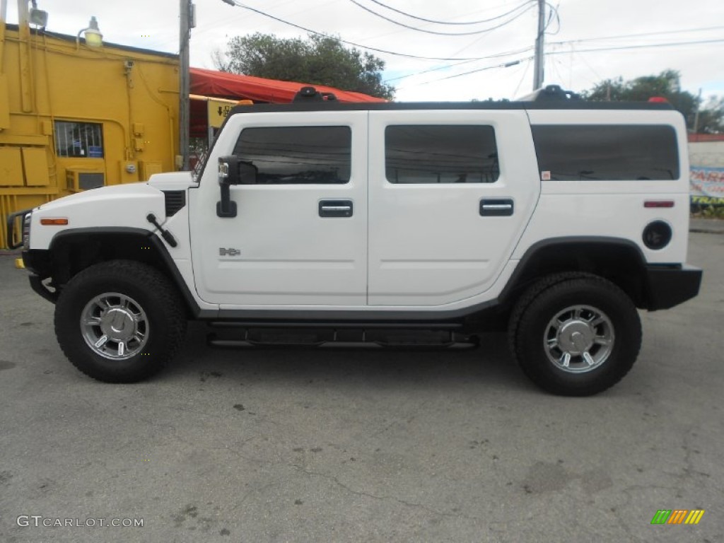 2003 H2 SUV - White / Wheat photo #4