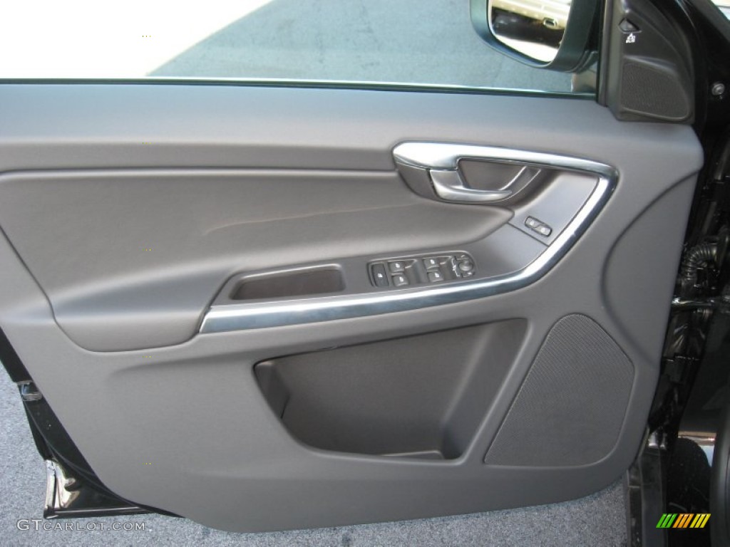 2013 Volvo XC60 3.2 AWD Anthracite Black Door Panel Photo #74900862