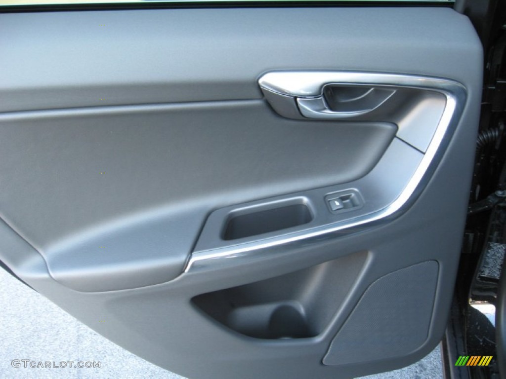 2013 Volvo XC60 3.2 AWD Anthracite Black Door Panel Photo #74900935