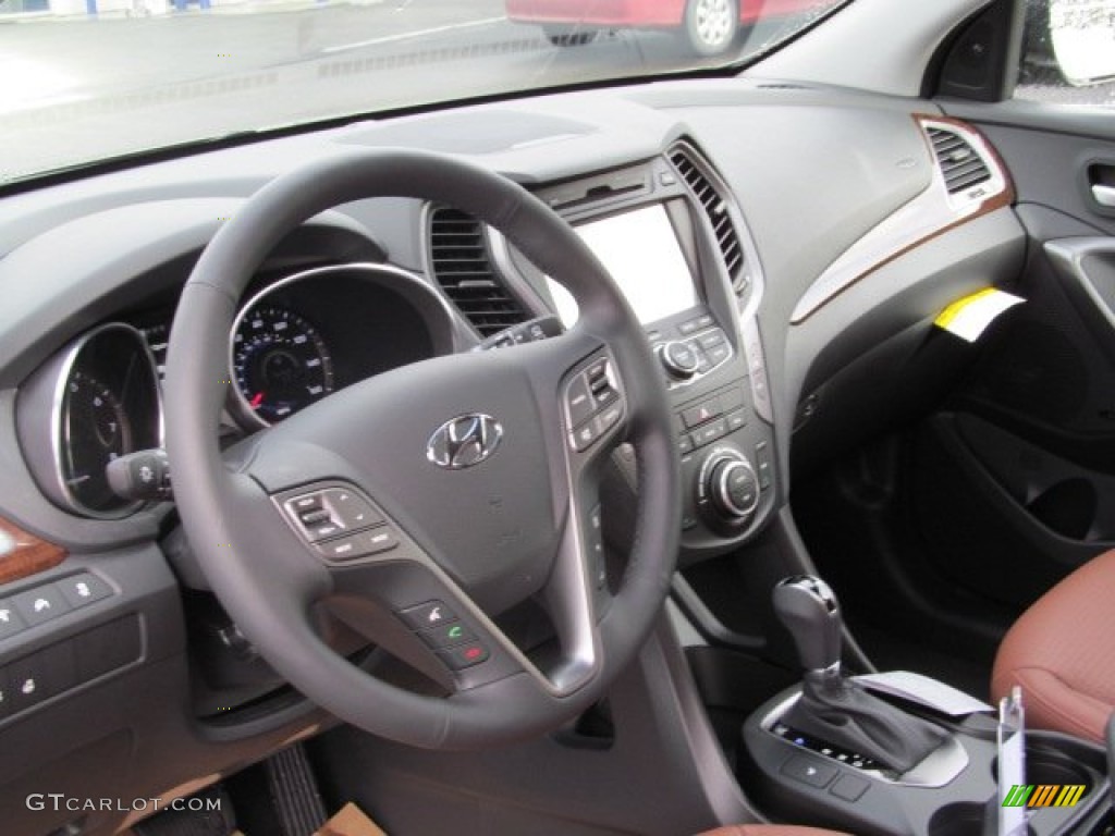 2013 Hyundai Santa Fe Sport 2.0T Saddle Dashboard Photo #74901535