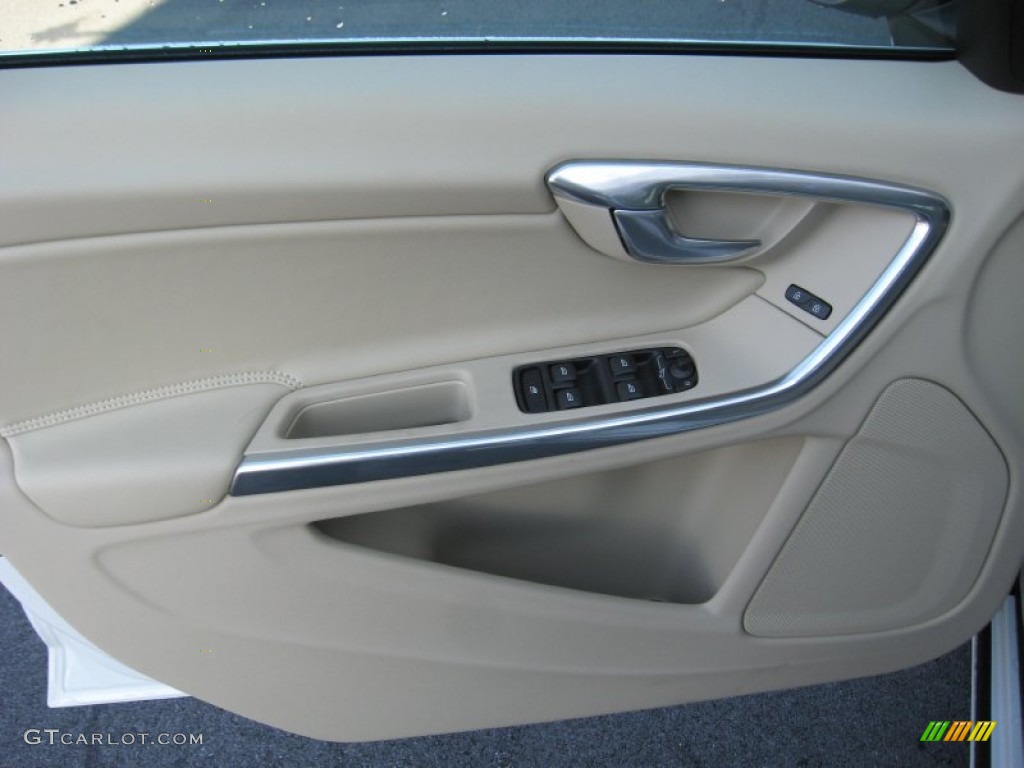 2013 Volvo S60 T5 AWD Soft Beige Door Panel Photo #74901600