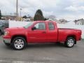 2008 Fire Red GMC Sierra 1500 SLE Extended Cab 4x4  photo #2