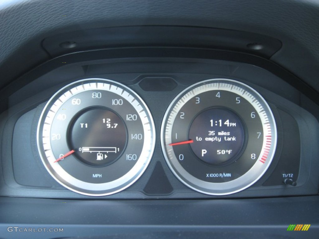 2013 Volvo S60 T5 AWD Gauges Photo #74901915