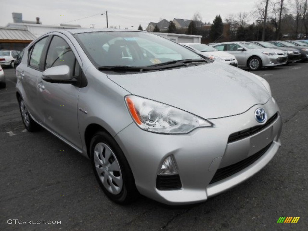 2012 Prius c Hybrid Two - Classic Silver Metallic / Gray photo #1
