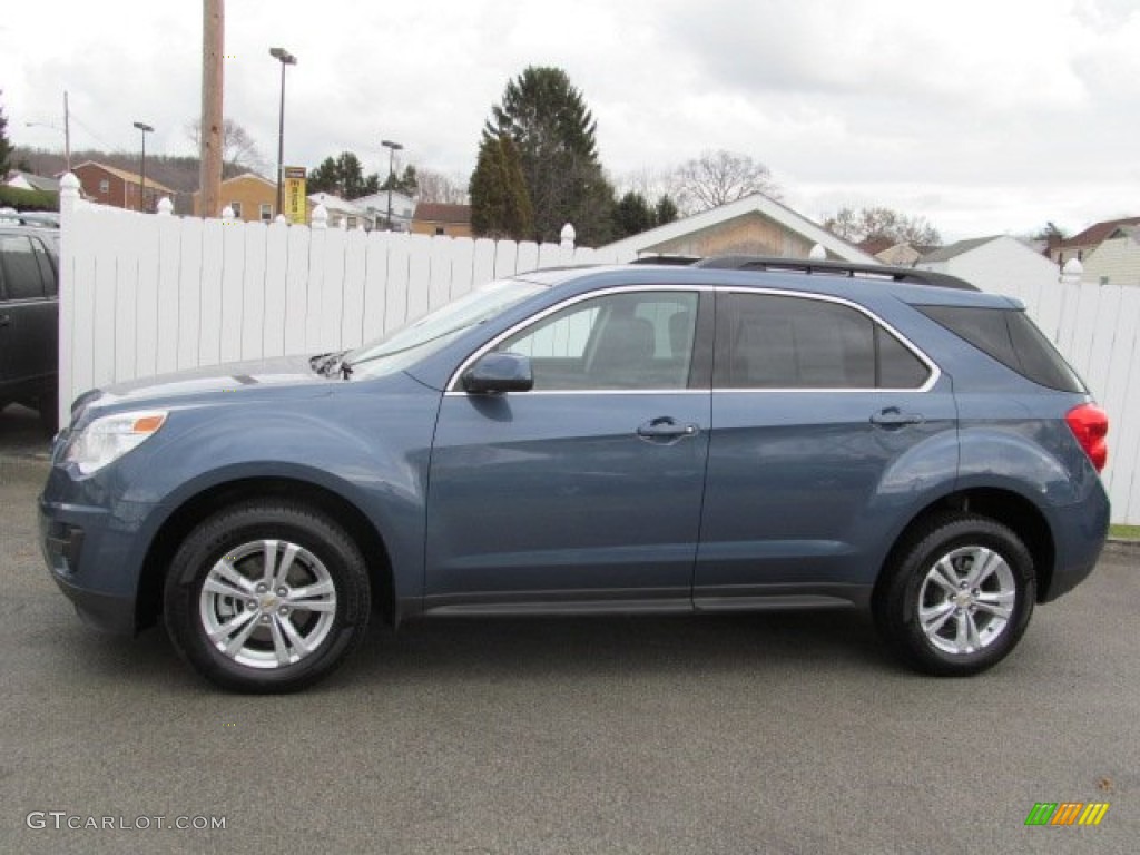 2011 Equinox LT AWD - Twilight Blue Metallic / Jet Black photo #2