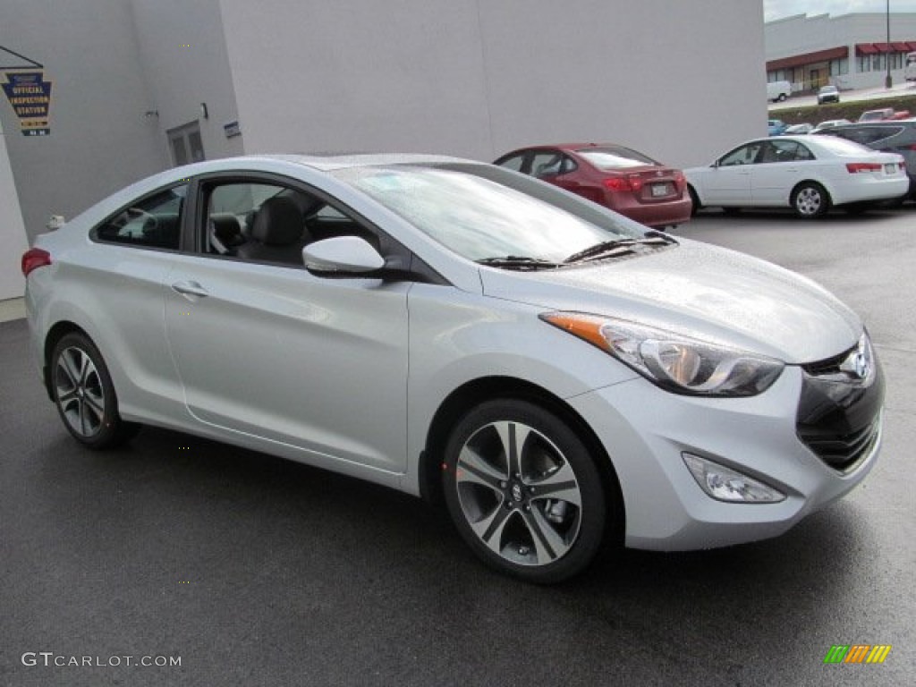 2013 Elantra Coupe SE - Silver / Gray photo #3