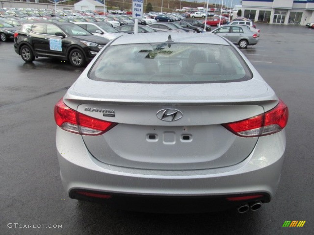 2013 Elantra Coupe SE - Silver / Gray photo #4