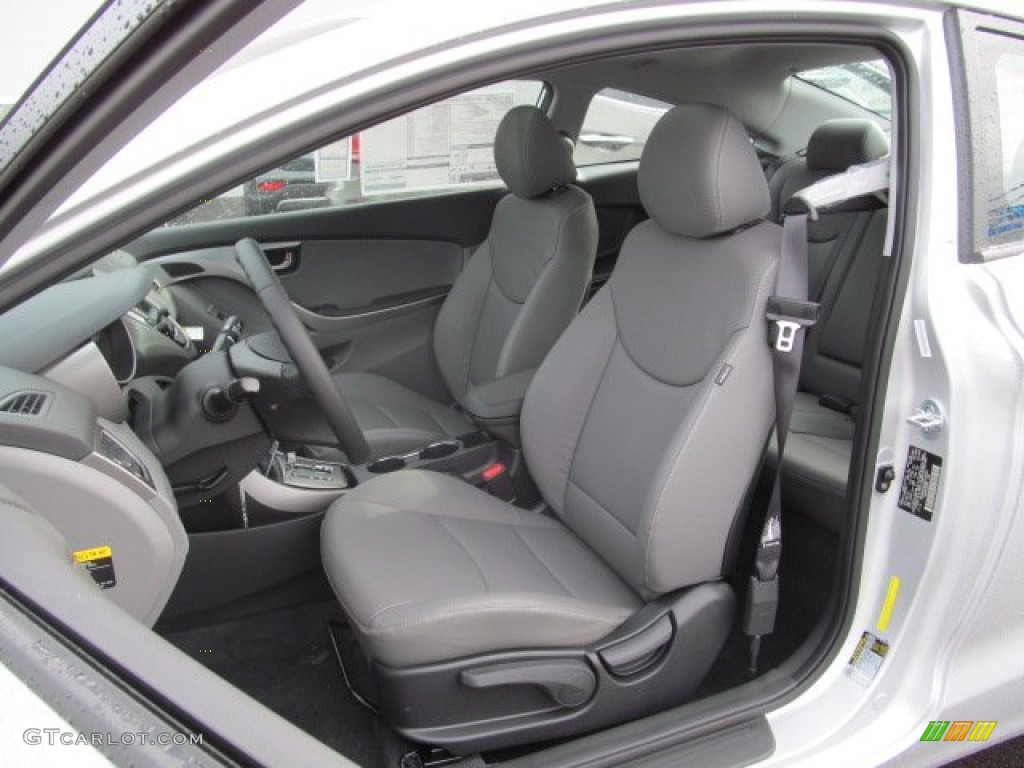 2013 Elantra Coupe SE - Silver / Gray photo #5