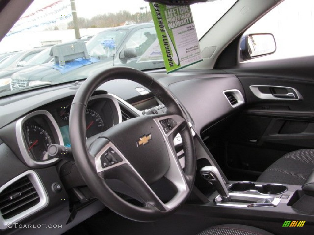 2011 Equinox LT AWD - Twilight Blue Metallic / Jet Black photo #10