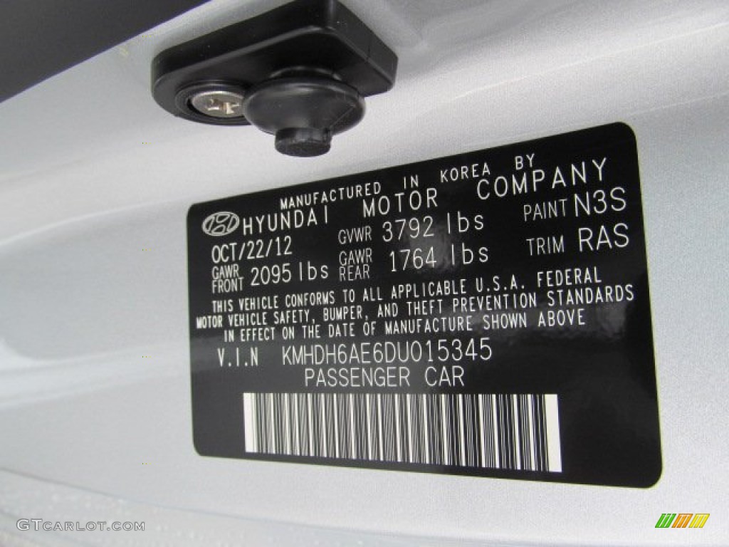 2013 Elantra Coupe SE - Silver / Gray photo #10