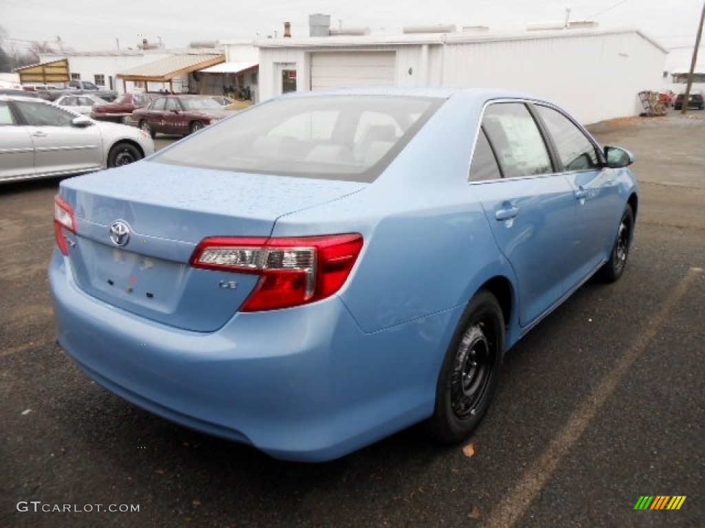 2012 Camry LE - Clearwater Blue Metallic / Light Gray photo #6