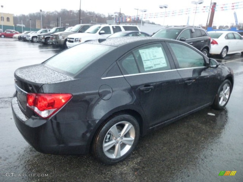 2013 Cruze LT - Black Granite Metallic / Jet Black/Brick photo #4