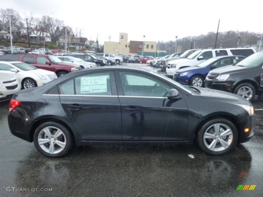 2013 Cruze LT - Black Granite Metallic / Jet Black/Brick photo #5