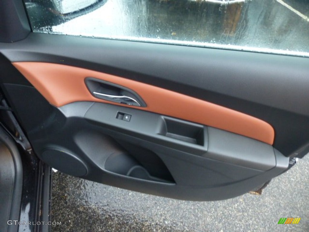 2013 Cruze LT - Black Granite Metallic / Jet Black/Brick photo #7