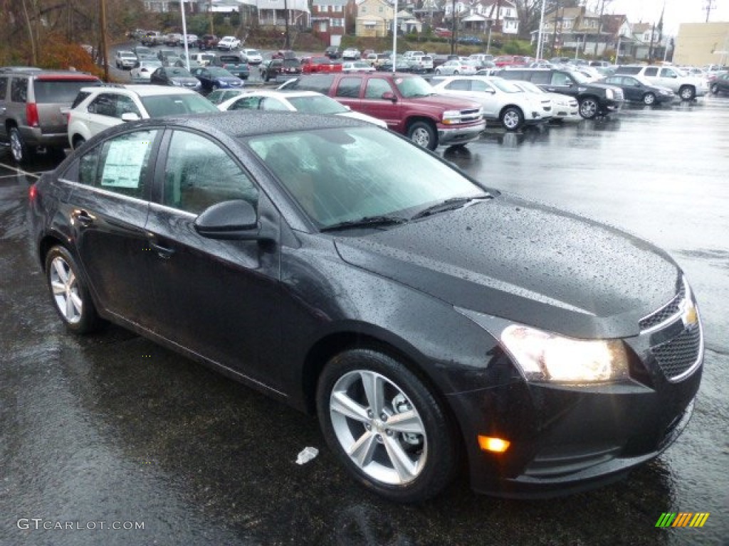 2013 Cruze LT - Black Granite Metallic / Jet Black/Brick photo #8