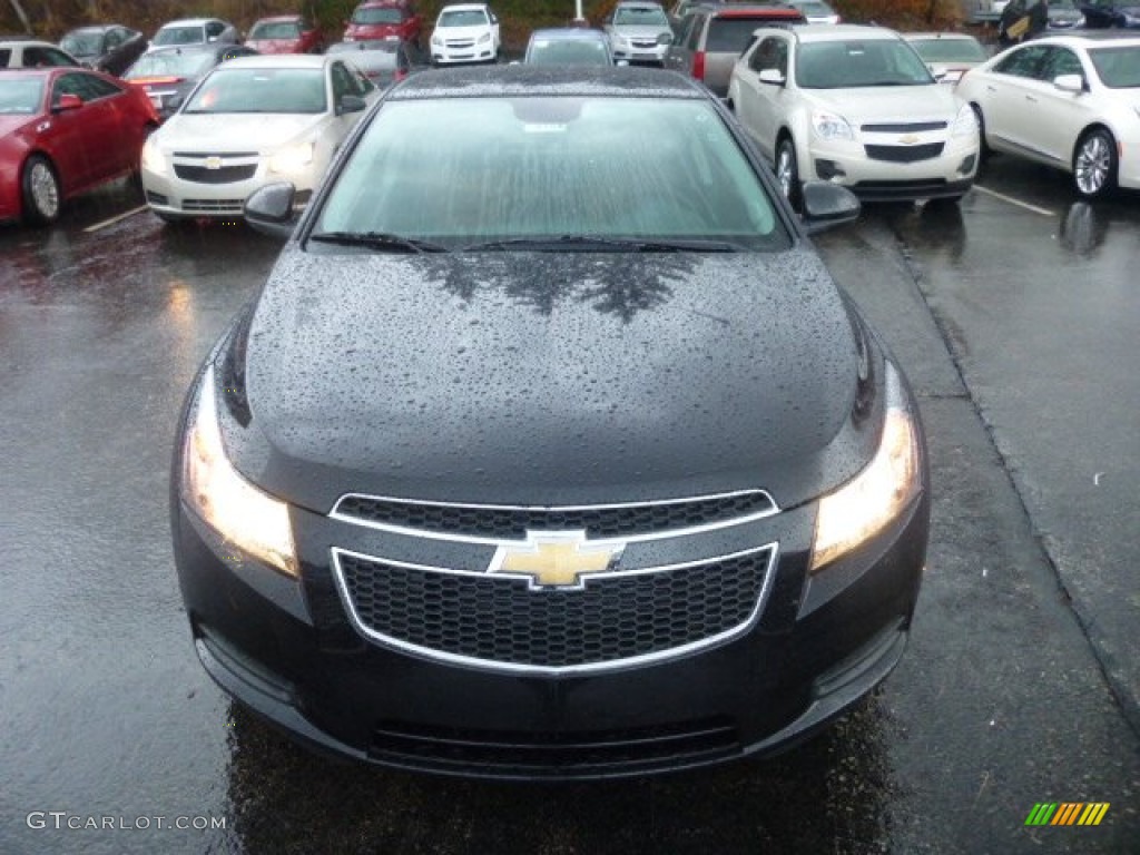 2013 Cruze LT - Black Granite Metallic / Jet Black/Brick photo #9