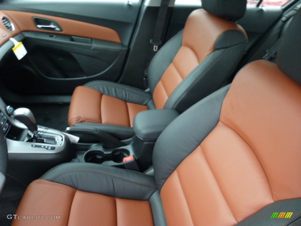 2013 Cruze LT - Black Granite Metallic / Jet Black/Brick photo #12