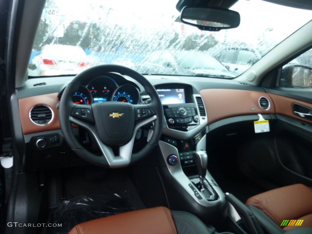 2013 Cruze LT - Black Granite Metallic / Jet Black/Brick photo #14