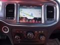 2013 Dodge Charger Black/Red Interior Navigation Photo