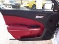 Black/Red 2013 Dodge Charger SRT8 Door Panel