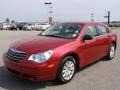 2008 Inferno Red Crystal Pearl Chrysler Sebring LX Sedan  photo #7