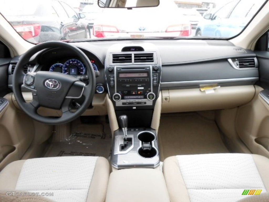 2012 Toyota Camry Hybrid LE Ivory Dashboard Photo #74906631