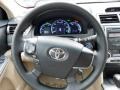 2012 Toyota Camry Ivory Interior Steering Wheel Photo