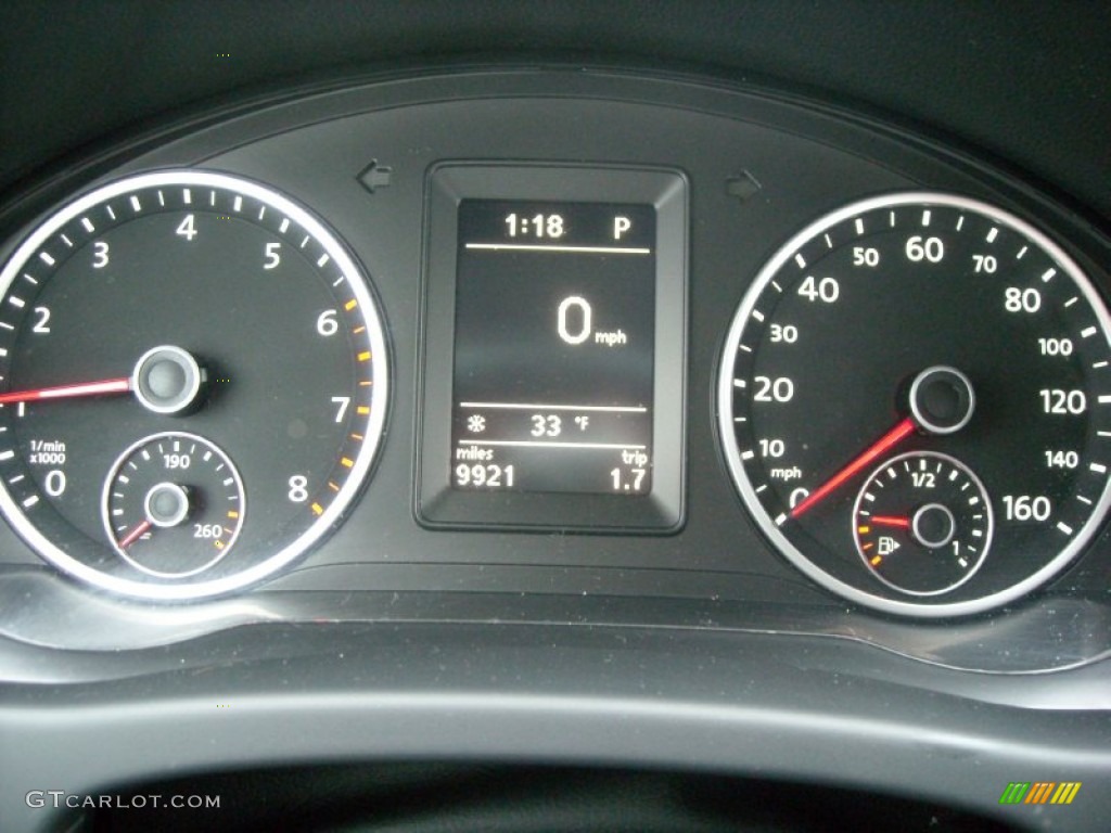 2012 Tiguan S 4Motion - Deep Black Metallic / Black photo #18