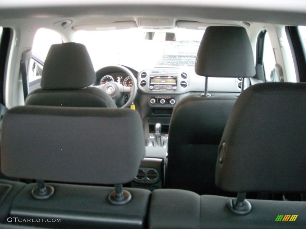 2012 Tiguan S 4Motion - Deep Black Metallic / Black photo #35