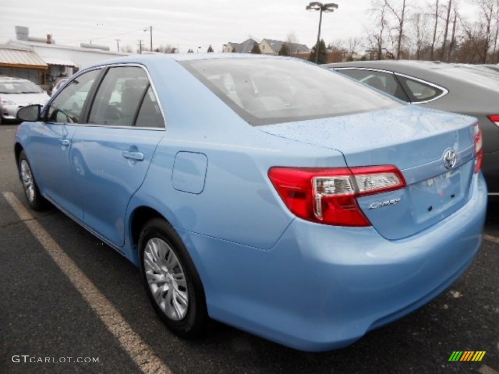 2012 Camry LE - Clearwater Blue Metallic / Light Gray photo #4