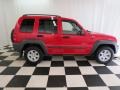 Flame Red 2004 Jeep Liberty Sport 4x4 Exterior