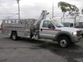 Oxford White 2005 Ford F550 Super Duty XL Regular Cab Utility Truck