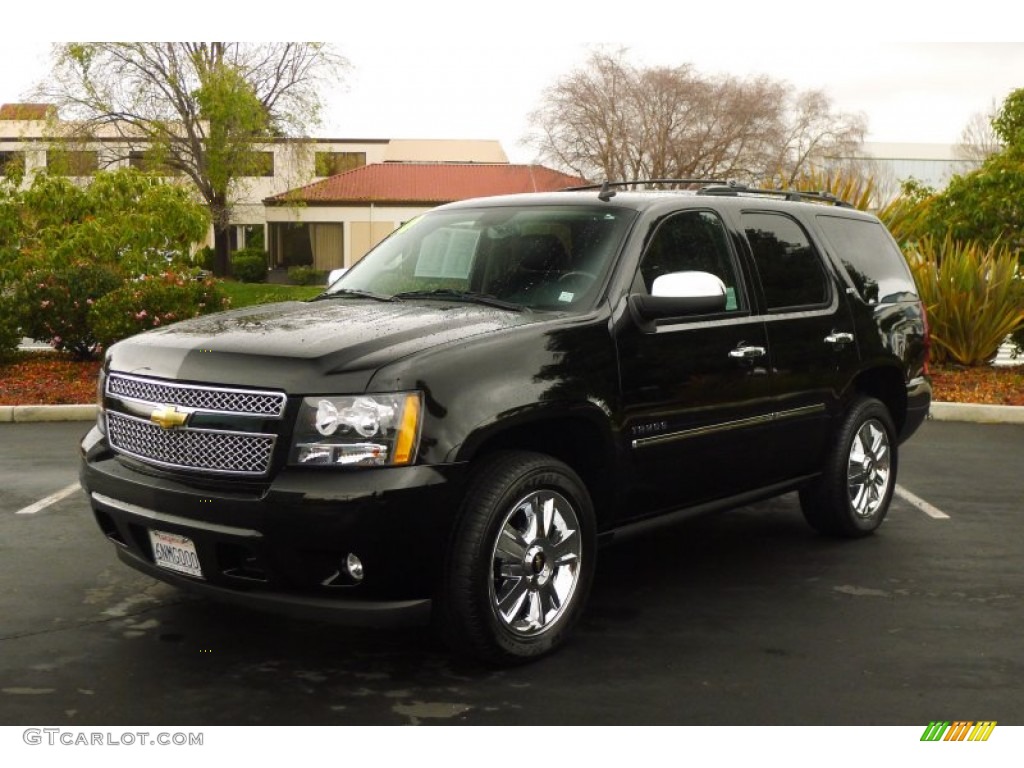 Black 2010 Chevrolet Tahoe LTZ 4x4 Exterior Photo #74909316