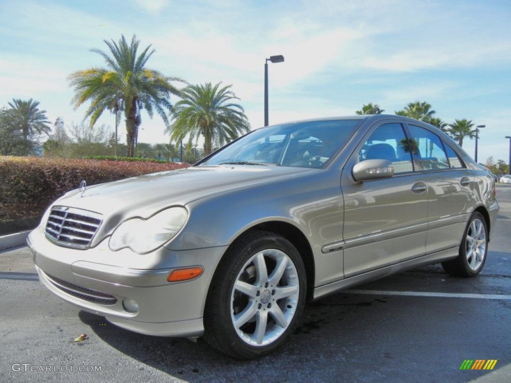 Pewter Silver Metallic 2003 Mercedes-Benz C 230 Kompressor Sedan Exterior Photo #74910134