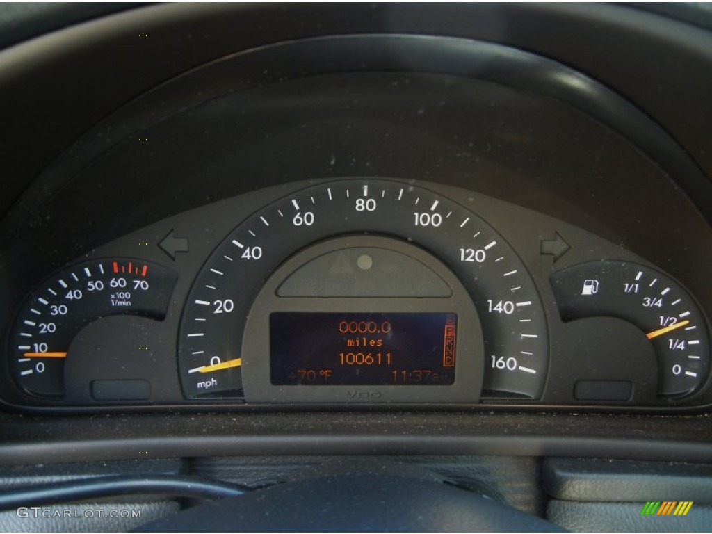 2003 Mercedes-Benz C 230 Kompressor Sedan Gauges Photo #74910600