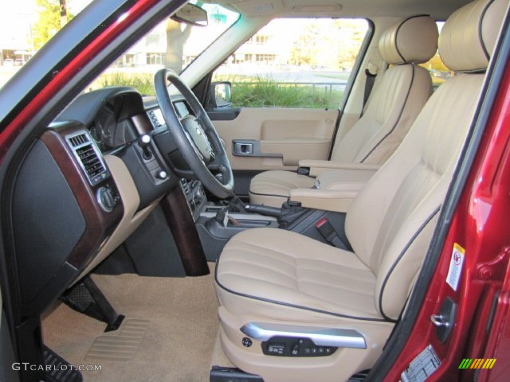 Sand/Jet Interior 2006 Land Rover Range Rover HSE Photo #74910801