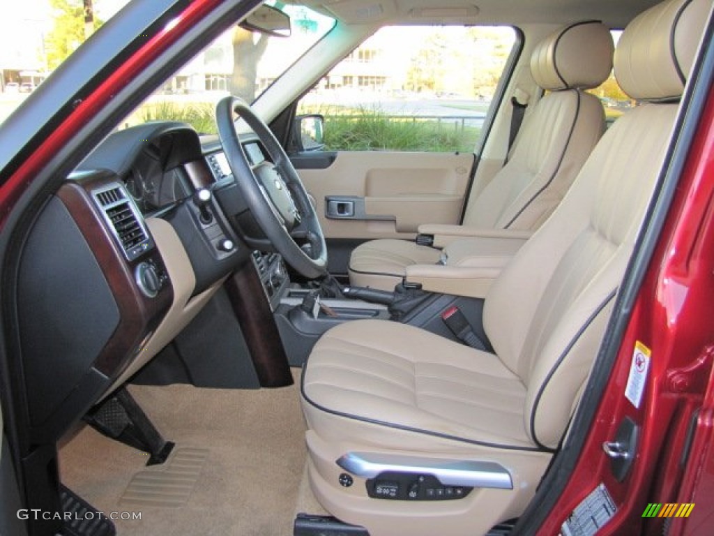 2006 Range Rover HSE - Alviston Red Mica / Sand/Jet photo #2