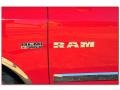 2009 Flame Red Dodge Ram 1500 Big Horn Edition Crew Cab  photo #2