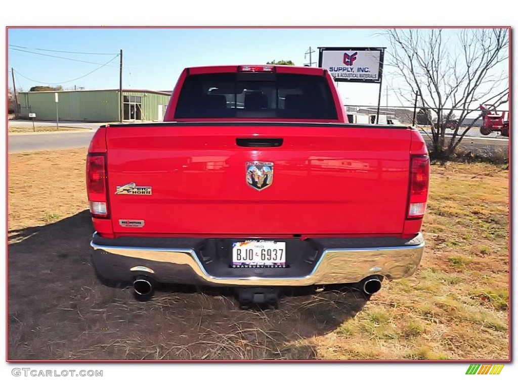 2009 Ram 1500 Big Horn Edition Crew Cab - Flame Red / Dark Slate/Medium Graystone photo #6