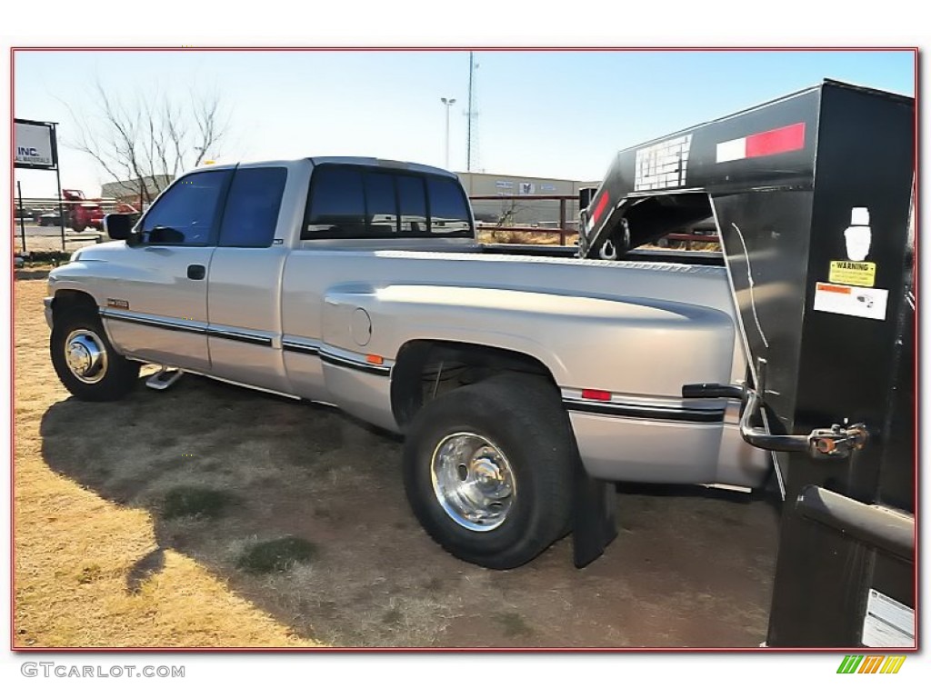 1996 Ram 3500 Laramie Extended Cab Dually - Light Driftwood Satin Glow / Gray photo #5