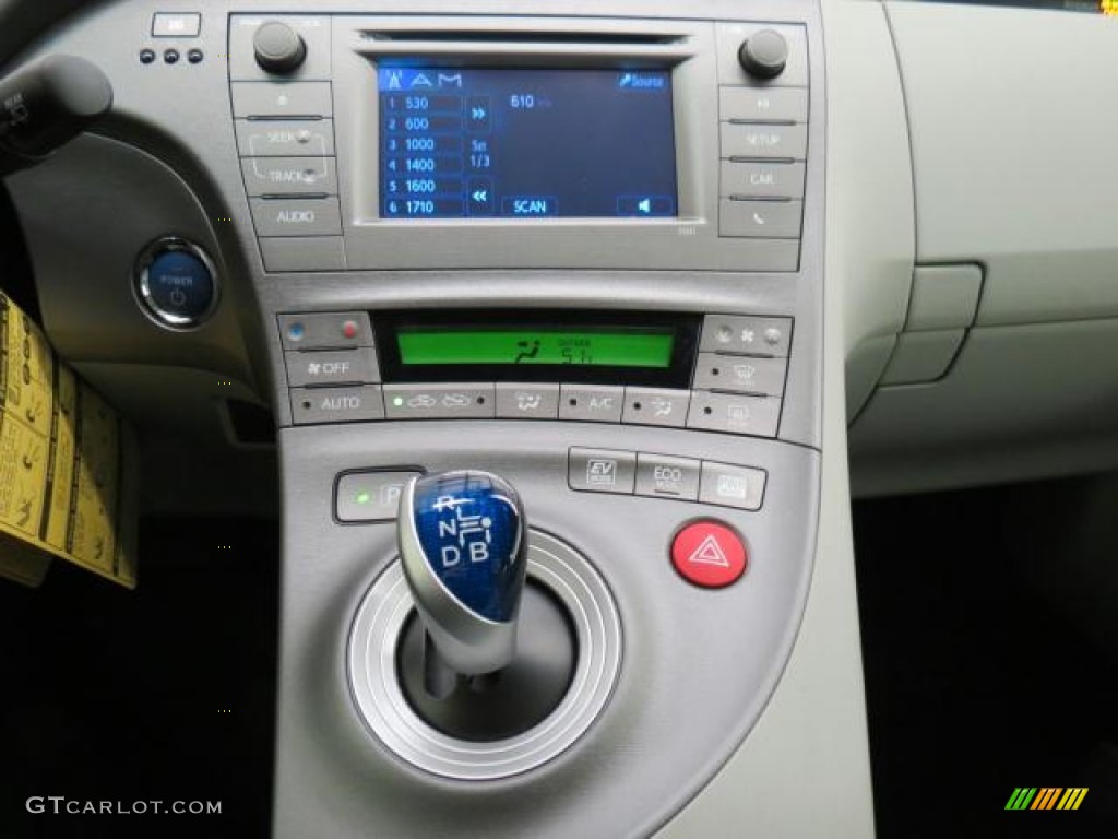 2013 Prius Two Hybrid - Nautical Blue Metallic / Misty Gray photo #12